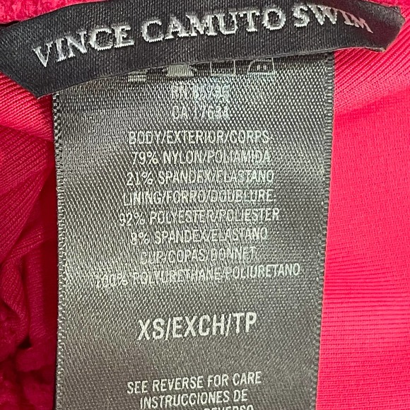 Vince Camuto Crochet Lace Tie Front Triangle Bra and bottom set - Picture 7 of 9